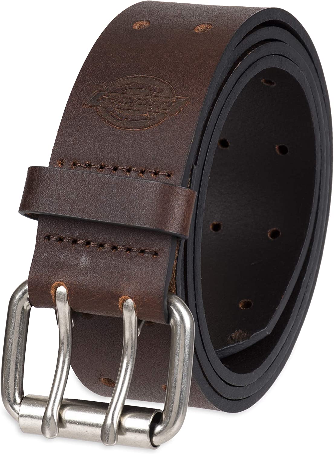 230816073309756_1 Dickies Men's Leather Double Prong Belt - Image 1
